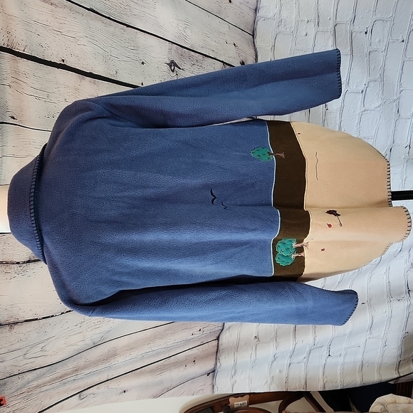 Karen Scott women's button down sweater - Picture 3 of 6